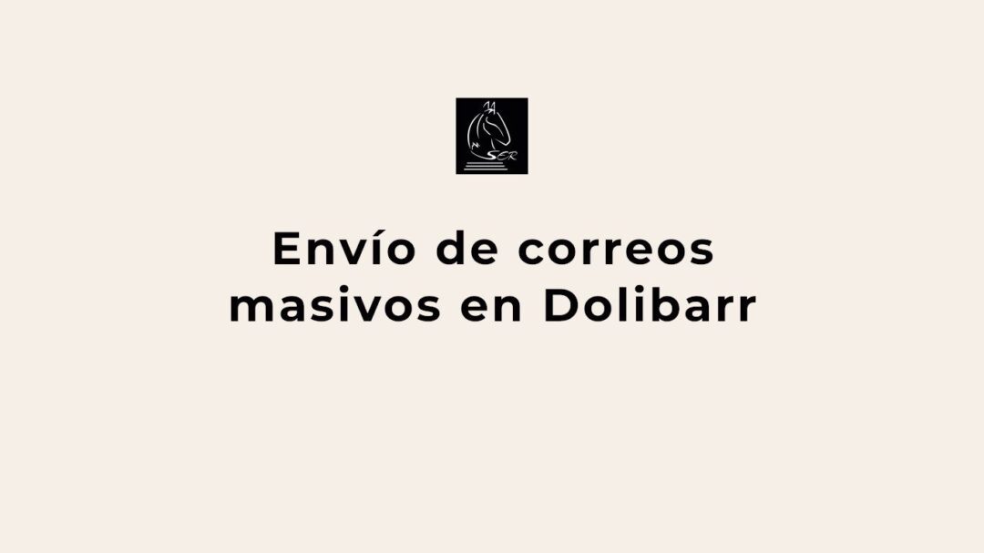 Envío de correos masivos en Dolibarr
